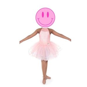 Pink Dance Tutu Costume Child 7-8 Size Ic Weissman (Worn once time)